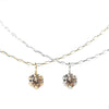 キャラメルダイヤモンドネックレス ブラウンダイヤモンド 0.1ct レディース K10 10金　品質保証書付【受注生産　ご入金から1ヶ月～2ヶ月で配送】