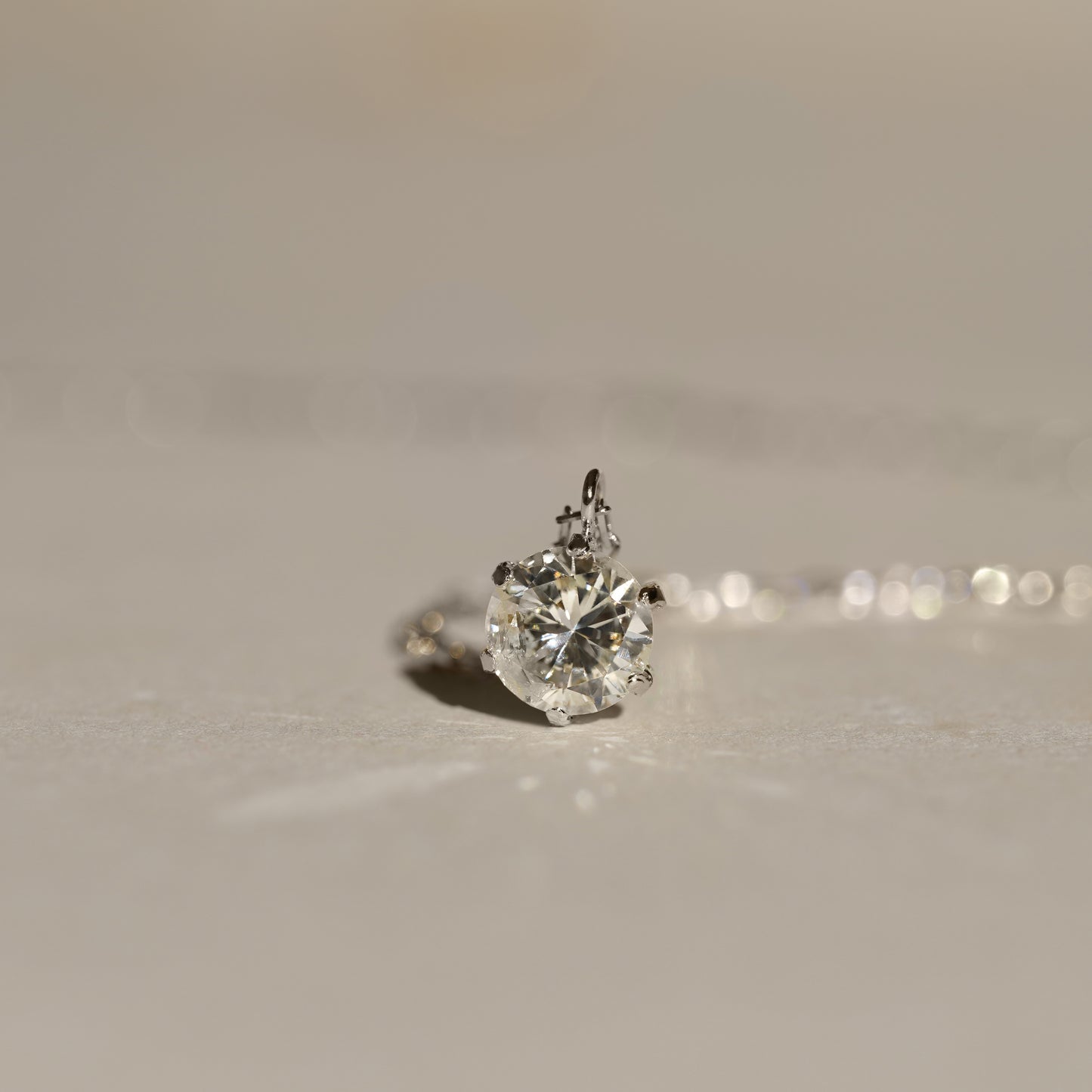 【受注生産　ご入金から1ヶ月～2ヶ月で配送】シンデレラストーン ダイヤモンド ネックレス 0.9ct レディース K18YG(イエローゴールド) Pt900/Pt850(プラチナ) 金 プラチナ　品質保証書付
